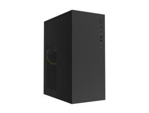 CAJA MICROATX APPROX APPC-205 COLOR NEGRO 1x3.5” 1x2.5” 1xUSB2.0 1xUSB3.0 GRAFICA MAX. 260 mm