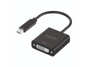 Añadir a la cesta Adaptador USB Type-C a DVI Approx - Conectividad para Video Adaptador USB Type-C a DVI Approx - Conectividad para Video