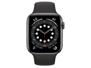 Añadir a la cesta Apple Watch S6 44MM Gris Espacial con correa negra Sport Band MG2E3TY/A Apple Watch S6 44MM Gris Espacial con correa negra Sport Band MG2E3TY/A