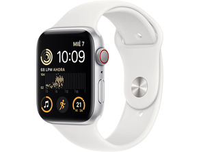 Añadir a la cesta Apple Watch SE 2ª Gen GPS/Cell 44mm Aluminio Plata/Correa Blanca Apple Watch SE 2ª Gen GPS/Cell 44mm Aluminio Plata/Correa Blanca