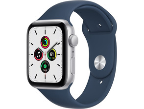 Añadir a la cesta Apple Watch SE 2021 GPS 44 mm Caja de Aluminio en Plata/Correa Deportiva Azul Abismo Apple Watch SE 2021 GPS 44 mm Caja de Aluminio en Plata/Correa Deportiva Azul Abismo