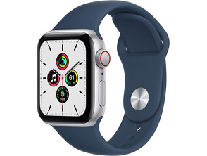 Añadir a la cesta Apple Watch SE 2021 GPS/Cellular 40 mm Aluminio Plata/Correa Deportiva Azul Abismo Apple Watch SE 2021 GPS/Cellular 40 mm Aluminio Plata/Correa Deportiva Azul Abismo