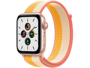 Añadir a la cesta Apple Watch SE 2021 GPS/Cellular 44 mm Caja de Aluminio en Oro/Correa Loop Deportiva Maiz Blanco Apple Watch SE 2021 GPS/Cellular 44 mm Caja de Aluminio en Oro/Correa Loop Deportiva Maiz Blanco
