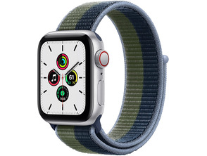 Añadir a la cesta Apple Watch SE 2021 GPS/Cellular 40 mm Caja de Aluminio en Plata/Correa Loop Deportiva Azul/Verde Apple Watch SE 2021 GPS/Cellular 40 mm Caja de Aluminio en Plata/Correa Loop Deportiva Azul/Verde