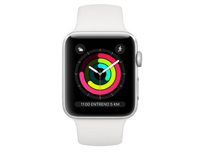 Añadir a la cesta Apple Watch Series 3 38mm GPS Aluminio/Plata con correa deportiva blanca MTEY2QL/A Apple Watch Series 3 38mm GPS Aluminio/Plata con correa deportiva blanca MTEY2QL/A