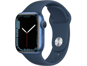 Añadir a la cesta Apple Watch Series 7 GPS 41 mm Caja Aluminio en Azul/ Correa deportiva Azul Abismo Apple Watch Series 7 GPS 41 mm Caja Aluminio en Azul/ Correa deportiva Azul Abismo