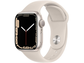 Apple Watch Series 7 GPS 41mm Caja Aluminio Blanco Estrella/Correa Deportiva Blanco Estrella