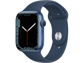 Apple Watch Series 7 GPS 45mm Caja Aluminio Azul/Correa Deportiva Azul Abismo