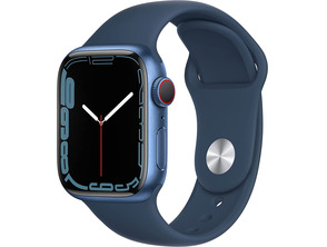 Añadir a la cesta Apple Watch Series 7 GPS/Cellular 41 mm Caja de Aluminio en Azul/ Correa deportiva Azul Abismo Apple Watch Series 7 GPS/Cellular 41 mm Caja de Aluminio en Azul/ Correa deportiva Azul Abismo