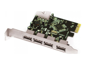 Adaptador PCI-E 4 Puerto USB 3.0 - Alto Rendimiento