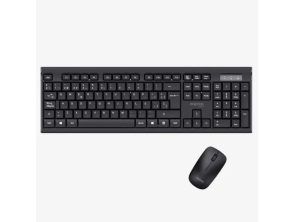 TECLADO Y MOUSE INALÁMBRICOS APPROX APPMX410 2.4GHz MULTIMEDIA 1000DPI - NEGRO