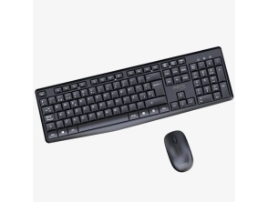 TECLADO Y MOUSE WIRELESS APPROX APPMX420B 2.4GHz MULTIMEDIA 1000DPI - COLOR NEGRO
