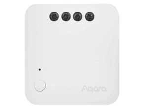 Aqara Relé Zigbee 3.0 Blanco - Relé Inteligente Individual sin Neutro, Apple Homekit