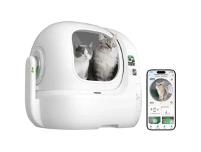PETKIT Purobot Max Pro 2 Arenero Autolimpiable 76 L con Cámara IA xSecure