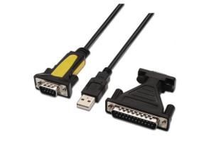 Añadir a la cesta Cable Conversor USB a Serie DB9 Aisens A104-0039 - 1.8m Cable Conversor USB a Serie DB9 Aisens A104-0039 - 1.8m