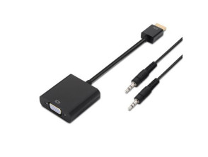 Conversor HDMI a VGA Aisens A122-0126 - Jack 3.5 Hembra - 10cm