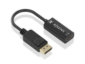 Conversor Aisens DisplayPort Macho a HDMI Hembra 15cm