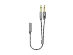 Cable Estéreo Aisens A128-0417 - Conector 3.5mm Hembra a 2 Conectores 3.5mm Macho