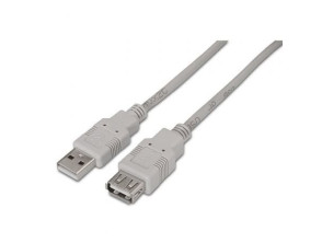 Añadir a la cesta Cable Alargador USB 2.0 Aisens A101-0013/ USB Macho - USB Hembra 1.8m Cable Alargador USB 2.0 Aisens A101-0013/ USB Macho - USB Hembra 1.8m