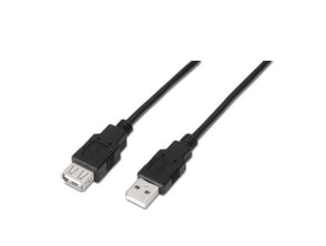 Cable Alargador USB 2.0 Aisens 1m - Alta Velocidad y Potencia