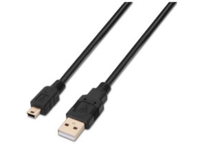 Añadir a la cesta Cable USB 2.0 Aisens A101-0026 - USB Macho a MiniUSB Macho 3m Cable USB 2.0 Aisens A101-0026 - USB Macho a MiniUSB Macho 3m