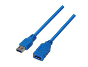 Añadir a la cesta Cable Alargador USB 3.0 Aisens A105-0046/ USB Macho - USB Hembra/ 2m Cable Alargador USB 3.0 Aisens A105-0046/ USB Macho - USB Hembra/ 2m