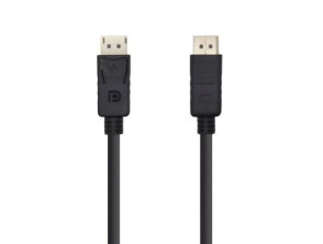 Cable DisplayPort 1.2 4K Aisens A124-0388/ DisplayPort Macho - DisplayPort Macho/ Hasta 5W/ 2300Mbps/ 10m