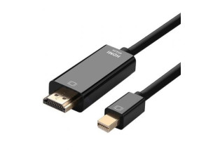 Cable Conversor Aisens A125-0361/ Mini DisplayPort Macho - HDMI Macho/ Hasta 5W/ 2300Mbps/ 2m
