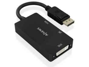 Añadir a la cesta Cable Conversor Aisens A125-0861 DisplayPort Macho a VGA DVI HDMI 4K Hembra - 15cm Cable Conversor Aisens A125-0861 DisplayPort Macho a VGA DVI HDMI 4K Hembra - 15cm