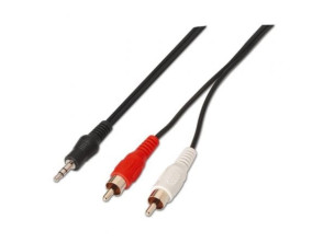 Añadir a la cesta Cable Estéreo Aisens A128-0148 - Jack 3.5 Macho a 2x RCA Macho 3m Cable Estéreo Aisens A128-0148 - Jack 3.5 Macho a 2x RCA Macho 3m