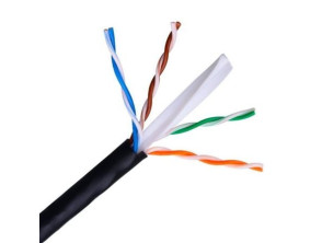 Bobina de Cable RJ45 Cat.6 100m Impermeable para Exteriores - Marca Aisens