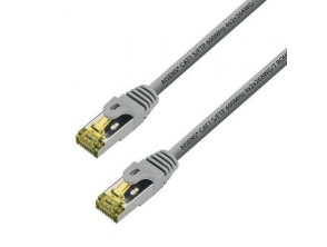 Cable de Red RJ45 S/FTP Aisens A146-0334/ Cat.7/ 1m - Gris