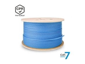 Bobina de Cable Ethernet Cat.7 Aisens RJ45 SFTP AWG23 LSZH CPR Dca 500m - Azul