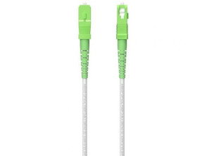 Cable de Fibra Óptica G657A2 3.0 9/125 SMF Aisens A152-0616/ LSZH/ 80m - Blanco