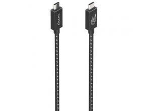Cable USB 4.0 Tipo-C Aisens A156-0868/ USB Tipo-C Macho - USB Tipo-C Macho/ Hasta 240W/ 40Gbps/ 1.5m - Gris