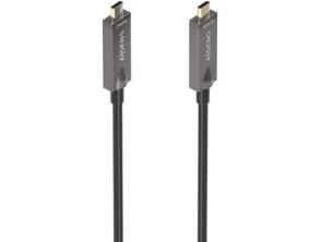 Cable USB Tipo-C 3.1 Aisens AOC A157-0883 - 15m / Hasta 60W / 10Gbps - Negro