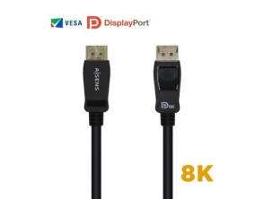 Añadir a la cesta Cable DisplayPort 1.4 8K Aisens A149-0430 50cm Certificado - DisplayPort Macho a DisplayPort Macho - Negro Cable DisplayPort 1.4 8K Aisens A149-0430 50cm Certificado - DisplayPort Macho a DisplayPort Macho - Negro