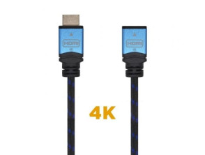 Añadir a la cesta Cable Alargador HDMI Aisens A120-0452/ HDMI Macho - HDMI Hembra/ 1m/ Negro - Azul Cable Alargador HDMI Aisens A120-0452/ HDMI Macho - HDMI Hembra/ 1m/ Negro - Azul