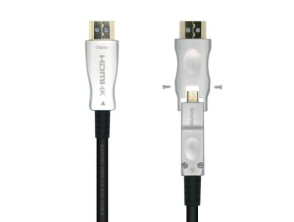 Cable HDMI 2.0 AOC 4K Desmontable Aisens A148-0510/ HDMI Macho / D Macho - HDMI Macho/ 15m - Negro