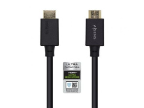 Añadir a la cesta Cable HDMI 2.1 8K Aisens A150-0421/ HDMI Macho - HDMI Macho/ 1m/ Certificado - Negro Cable HDMI 2.1 8K Aisens A150-0421/ HDMI Macho - HDMI Macho/ 1m/ Certificado - Negro