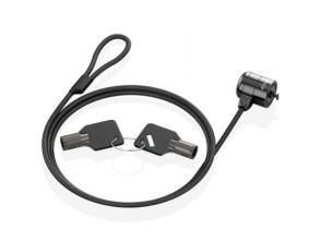 Cable de Seguridad Aisens para Portátiles - Modelo ASLK-D40K04-BK - 1.5m