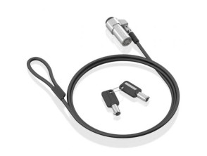 Cable de Seguridad Tipo NANO para Portátiles Aisens ASLK-D45K06-BK - 1.5m
