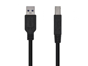 Añadir a la cesta Cable USB 3.0 Impresora Aisens A105-0445/ USB Tipo-B Macho - USB Macho/ 5Gbps/ 3m - Negro Cable USB 3.0 Impresora Aisens A105-0445/ USB Tipo-B Macho - USB Macho/ 5Gbps/ 3m - Negro