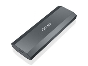 Caja Externa para Disco SSD M.2 NVMe Aisens ASM2-029GR/ USB 3.2 - Sin tornillos