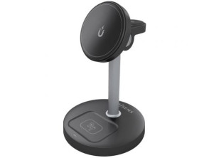 Base de carga Inalámbrica Aisens ASCH-15W3WC066-BK/ 15W - Negro