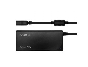 AISENS ASLC-65WAUTO-BK 65W USB Negro - Voltaje 18.5-20V