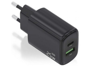 Cargador de Pared GaN Aisens A110-0912 - 25W - 1xUSB Tipo-C - Accesorio de Smartphone