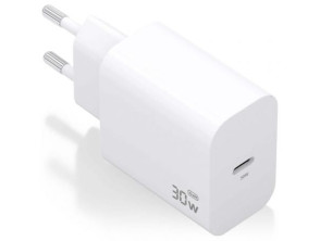 Cargador de Pared GaN Aisens A110-0940 30W Tipo-C USB
