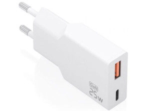 Cargador de Pared Aisens GaN A110-1000 25W 1xUSB Tipo-C