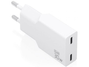Cargador de Pared Aisens A110-1003 GaN 30W con 2xUSB Tipo-C